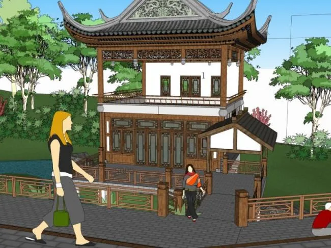 Sketchup Business Model | Clubhouse, Chinese Style
