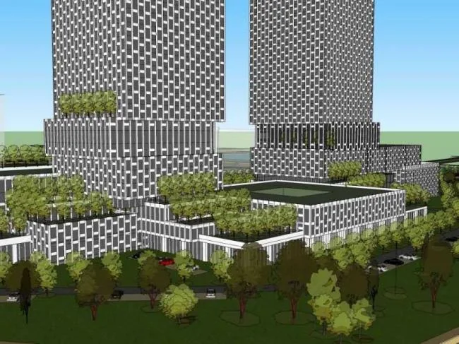Sketchup Office Model | High rise Office Building, Commercial, Modern Style