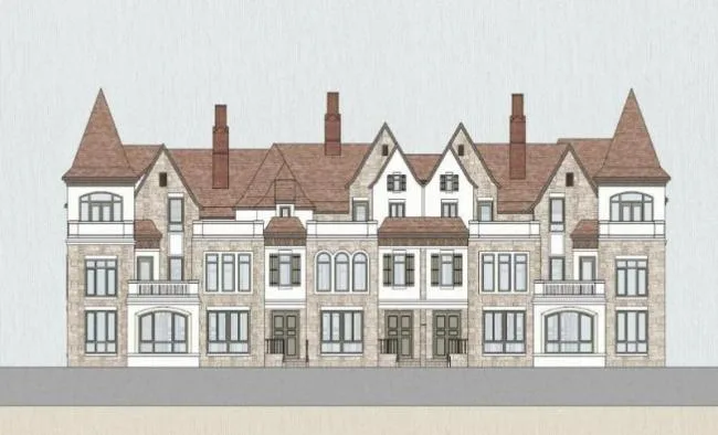 Sketchup Villa Model | Townhouse, Classical Style