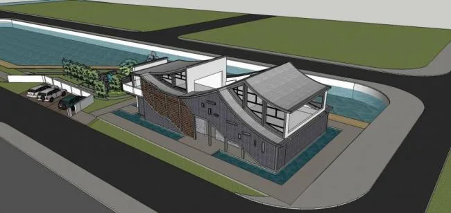 Sketchup Villa Model | Solo Villa, Chinese Style, Residential Architecture