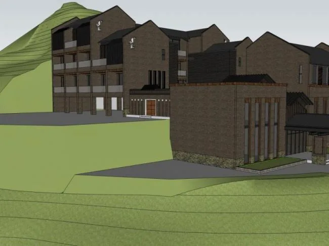 Sketchup Business Model | Multi story Clubhouse, Modern Style