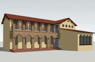 Cultural Models in SketchUp: Spanish and Classical Park Architecture-BIM WORLD