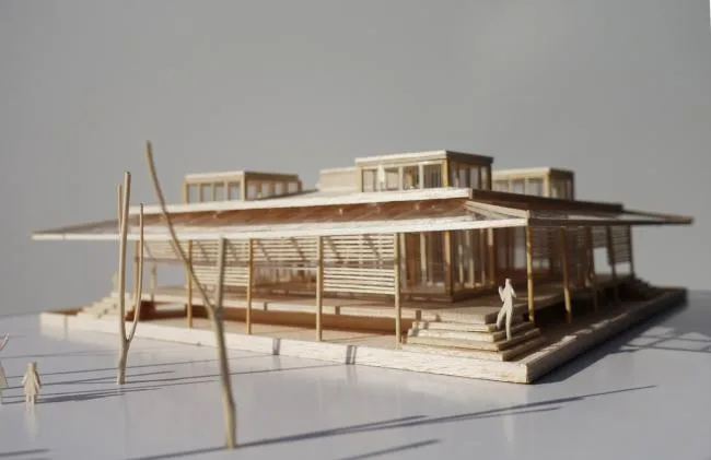 BIM Architecture | A Street Lamp in the Quiet Night of a Village: Kaeng Krachan Library/Junsekino Architects and Design