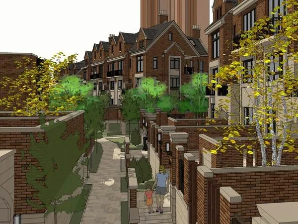 Sketchup Villa Model | Twin Villa, British Classical Style