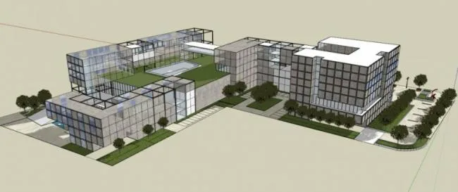 Sketchup Business Model | Multi story Shopping Mall, Modern Style