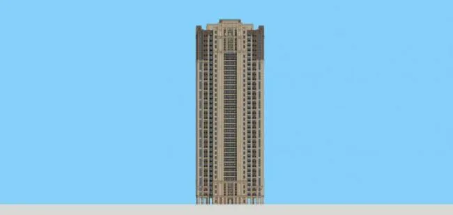 Sketchup Residential Model | Super High rise Residential Buildings, Residential Buildings, Classical Style