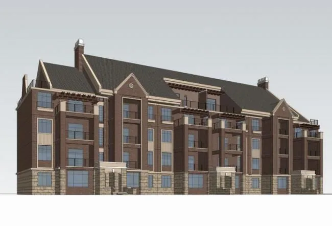 Sketchup Villa Model | Stacked Villa, British Classical Style