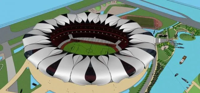 Sketchup Sports Center Model | Multi story Olympic Sports Center, Sports Architecture, Modern Style