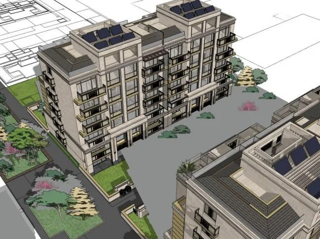 Sketchup Residential Model | Multi story Residence, Residential Building, Modern Style