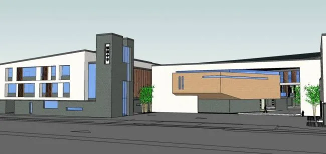 Sketchup School Model | Multi story School, Teaching Building, Educational Architecture, New Chinese Style