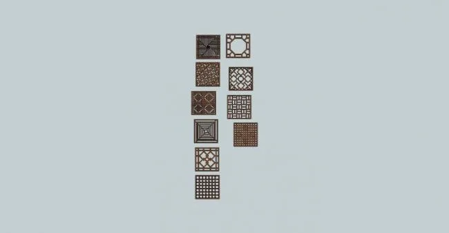 SketchUp Materials and Components: Chinese Grid Window Model Guide