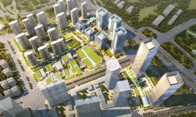 Sketchup Complex Model | Super high-rise complex, office building, residential, commercial, modern style