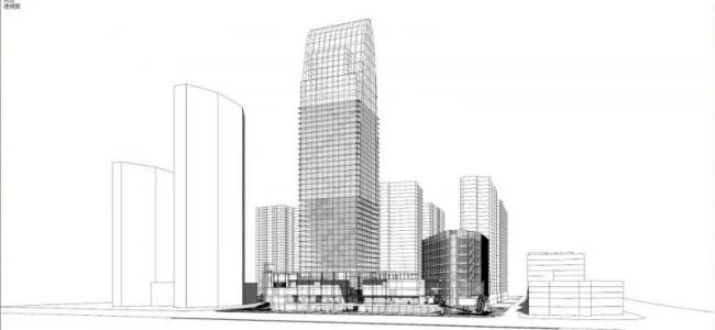 Sketchup Complex Model | Super High rise Complex, Modern Style