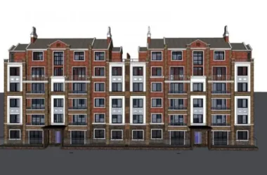 Classical Multi-Story Residential Model in SketchUp-BIM WORLD