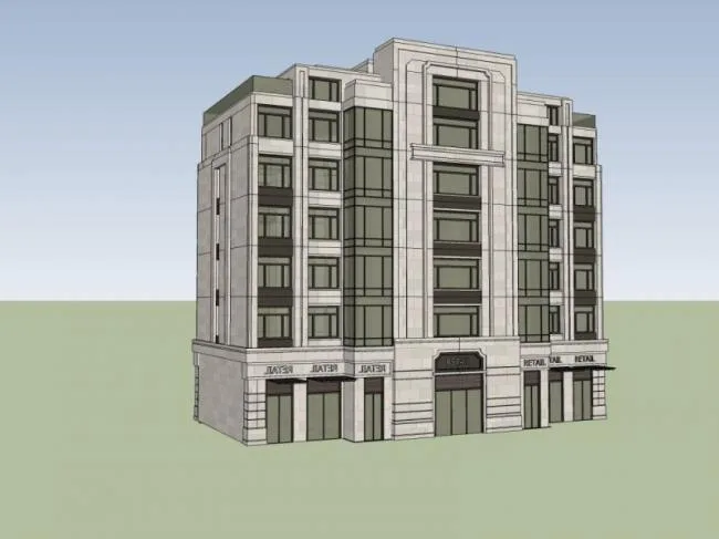 Sketchup Residential Model | Multi story Residence, Residential Building, Modern Style