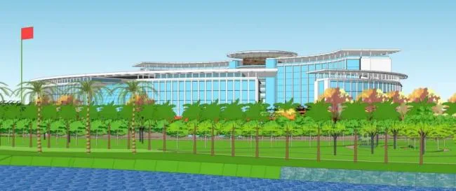 Sketchup Hospital Model | Multi story Mixed Hospital, Medical Building, Modern Style