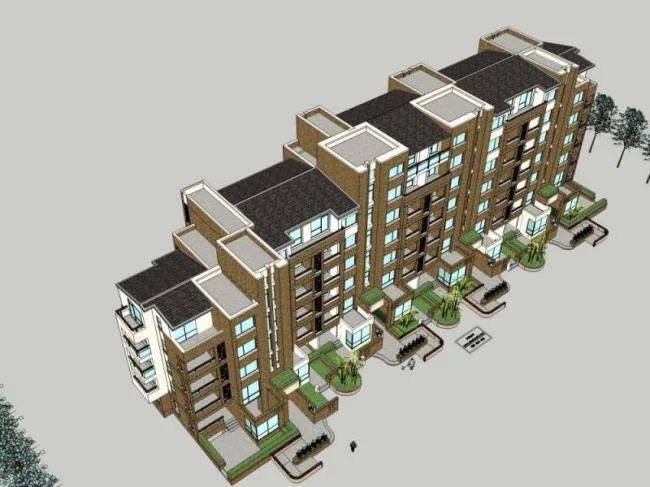 Sketchup Residential Model | Multi story Residence, Residential Building, Classical Style