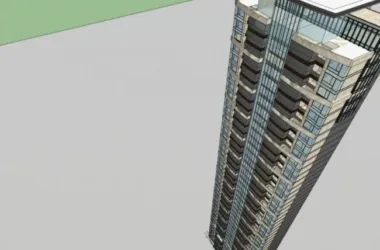 Modern High-Rise Residential Buildings | SketchUp Residential Model-BIM WORLD