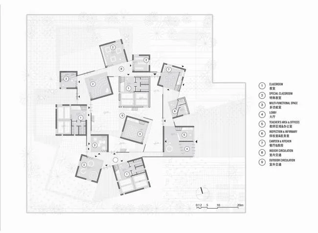BIM Architecture | Water Town Charm, Glittering Stars on the Endless Plain: Jiangsu Beisha Kindergarten/Crossboundaries