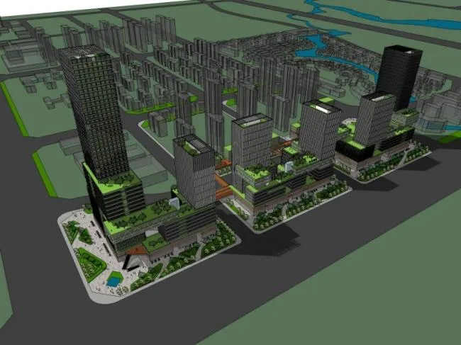 Sketchup Office Model | Super High rise Office Building, Modern Style