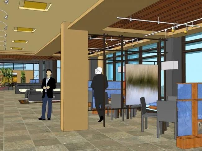 Sketchup Business Model | Clubhouse, Modern Style