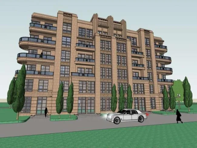 Sketchup Residential Model | Multi story Residence, European Style, Residential Architecture, Classical Style