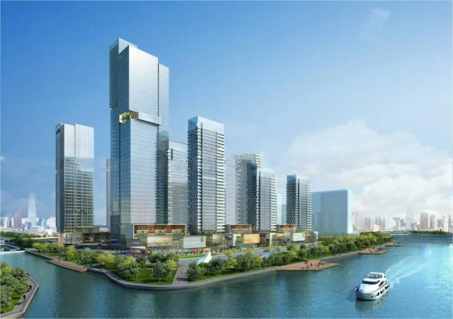 Sketchup Complex Model | Super high-rise commercial complex, hotel office, modern style