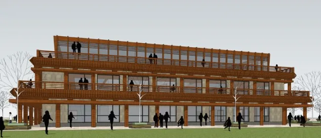 Sketchup Hotel Model | Multi story Hotel, Chinese Style