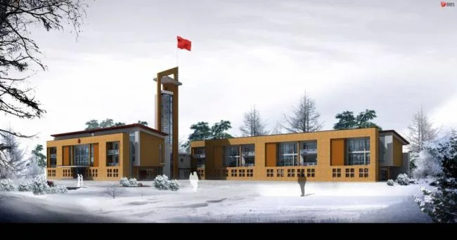 Sketchup School Model | Multi story School, Educational Building, Teaching Building, Modern Style