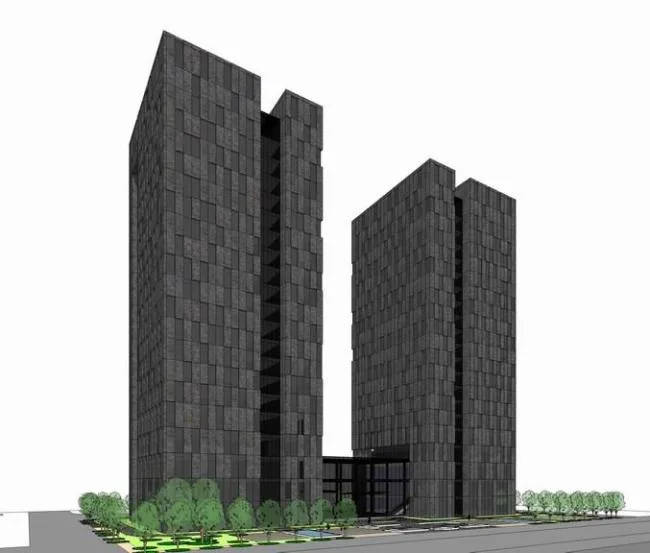 Sketchup Hotel Model | High rise Office Building, Office Building, Modern Style, SOHO style Hotel
