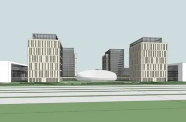 Sketchu Industrial Building | Modern Multi-Story Industrial Park Design-BIM WORLD