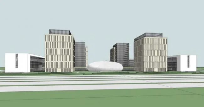 Sketchu Industrial Building | Modern Multi-Story Industrial Park Design