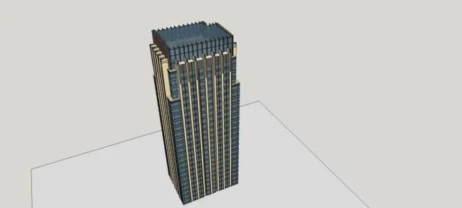 Sketchup Office Model | High rise Office Building, Neoclassical Style, Office Building