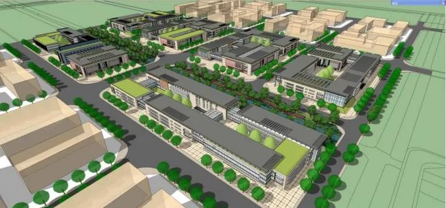 Sketchu Industrial Factory | Multi story Industrial Park, Factory Industrial Architecture, Modern Style