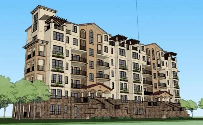 Sketchup Residential Model | Multi story Residence, Classical Style, Tuscany