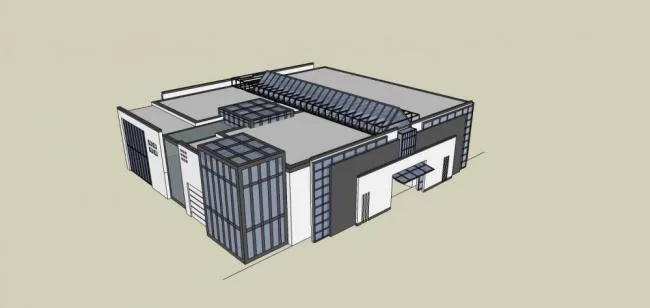 Sketchup Cultural Model | Multi story Archives, Libraries, Museums, New Chinese Style, Cultural Architecture