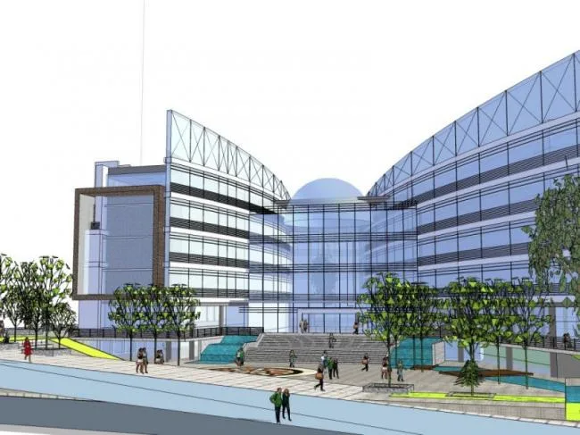 Sketchup Cultural Model | Multi level Cultural Palace, Modern Style