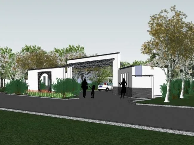 Sketchup Landscape Model | Courtyard Landscape, Chinese Style
