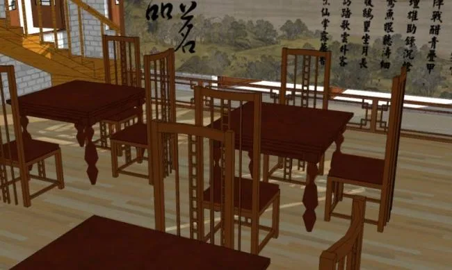 Sketchup Ancient Architecture Model | Multi story Tea House, Ancient Architecture, Chinese Style
