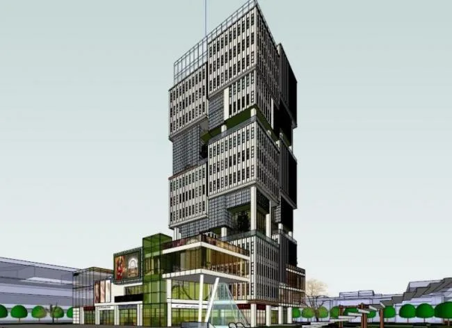 Sketchup Office Model | High rise Office Building, Modern Style