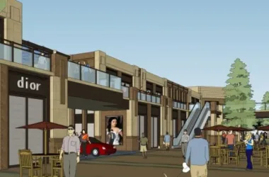 SketchUp Model: Classical-Style Super High-Rise with Ground Floor Commercial Spaces-BIM WORLD