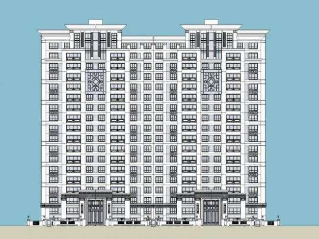 SketchUp Residential Models: High-Rise and Chinese-Style Buildings