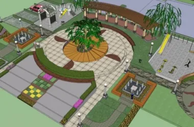 SketchUp Landscape Models: Community, Residential, and Modern Designs-BIM WORLD