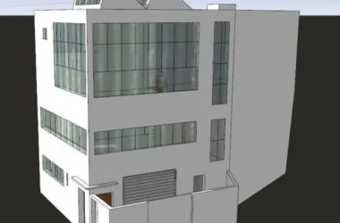 Modern Multi-Story Residential Model in SketchUp: Studio and Apartment Inspired by Le Corbusier-BIM WORLD