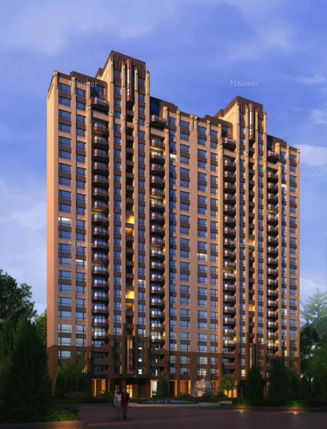 Sketchup Residential Model | High rise Residential, ArtDeco Style, Modern Style