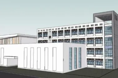 Modern Multi-Story Elementary School Campus Model in SketchUp-BIM WORLD