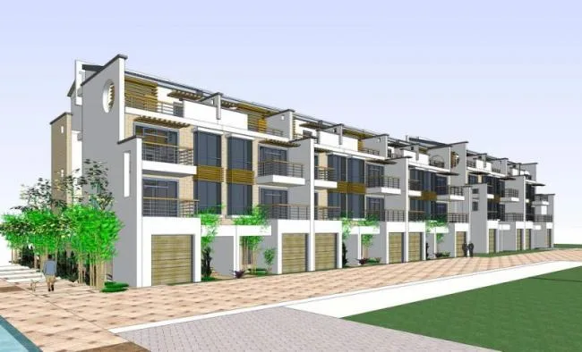Sketchup Villa Model | Villa Cluster, New Chinese Style