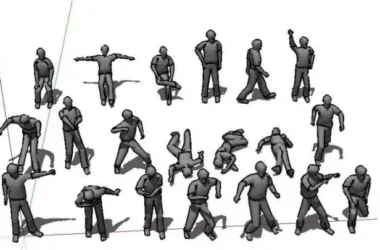 SketchUp Materials: 3D Colorless Character and Architectural Model Components-BIM WORLD