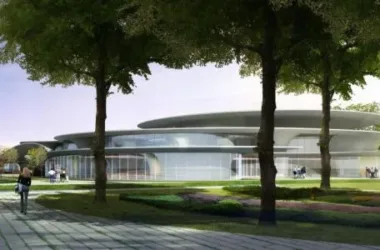 SketchUp Cultural Model | Modern Multi-Level Cultural Center Design-BIM WORLD