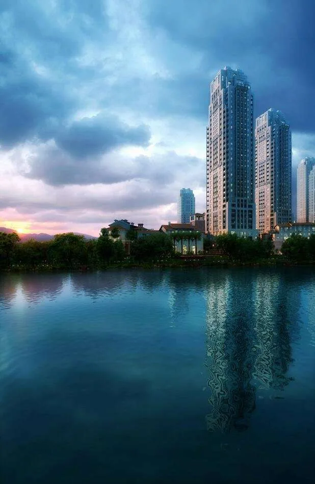 Sketchup Residential Model | Super high-rise residential building, classical style